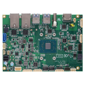 Axiomtek CAPA315 Embedded SBC with Intel Pentium N4200 or Celeron N3350, eDP, 2 HDMI, 2 GbE LAN, and Audio